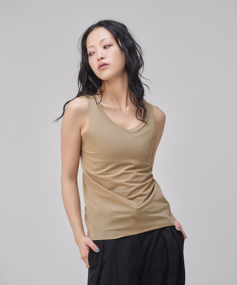 Nstyle】Vネックタンクトップ - UNDY wardrobe