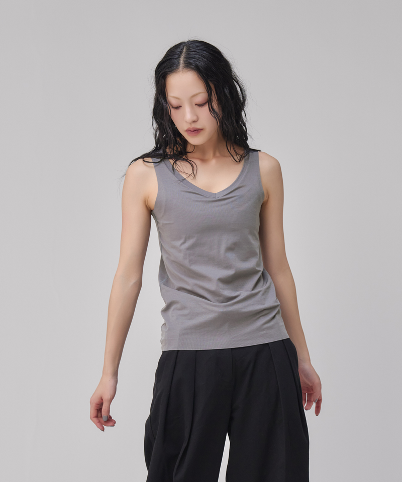 Nstyle】Vネックタンクトップ - UNDY wardrobe